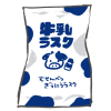 パッケージ,お菓子,牛乳,ラスク,白,青