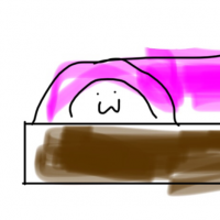 手描き,シンプル,ピンクの髪,キャラクター,アイコン,ゆるい