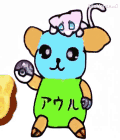 キャラクター,動物,ポケモン,アウル,アニメ風