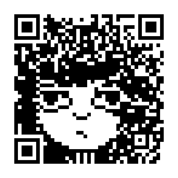 QRコード,キャラクター,ドット絵,顔