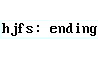 hjfs,ending,文字