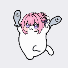 キャラクター,魚,ピンクの髪