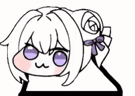 白髪,紫色の目,リボン,可愛い,キャラクター