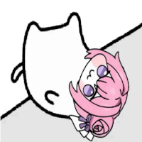 猫,アニメ風,ピンク髪,可愛い,デフォルメ
