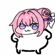キャラクター,ピンク,髪型,バラ,かわいい,イラスト