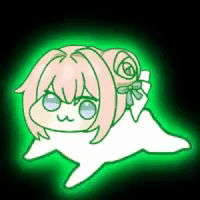 キャラクター,アニメ風,ネコ,緑色