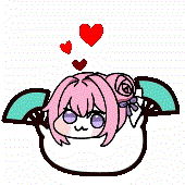 キャラクター,ピンク髪,ハート,アニメ風