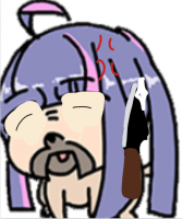 ゆるキャン△,志摩リン,犬,ナイフ,怒り,アニメ,パロディ